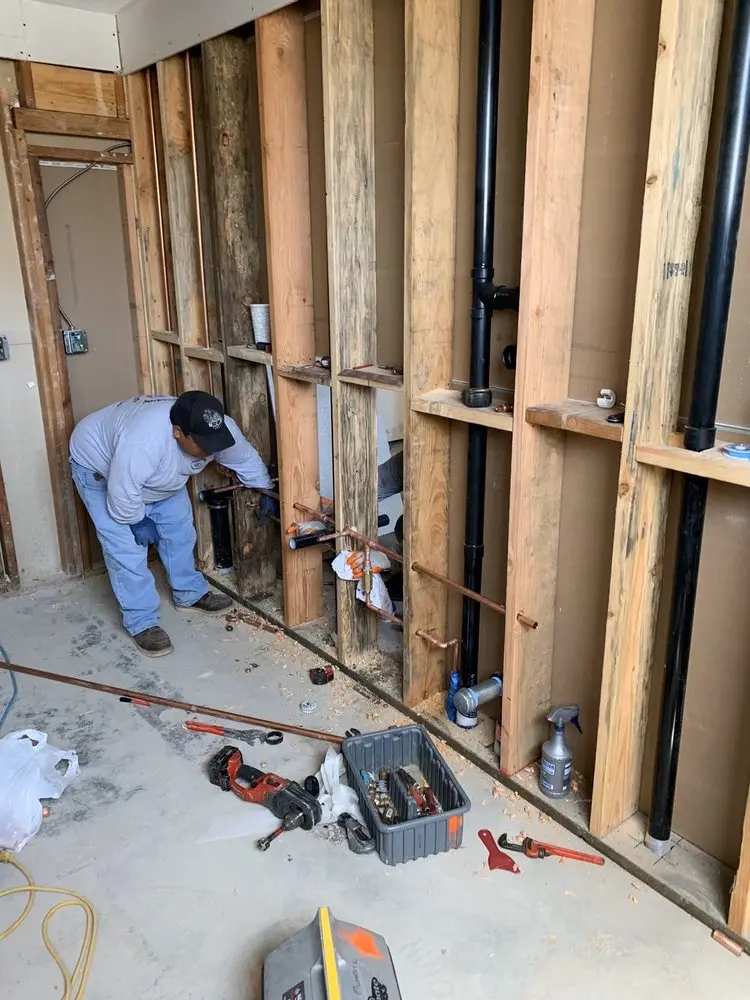 Commercial rough-in plumbing for Commercial Plumbing in Foxcroft